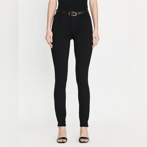 NWT FRAME Denim Le High Skinny in Film Noir, Size 30
